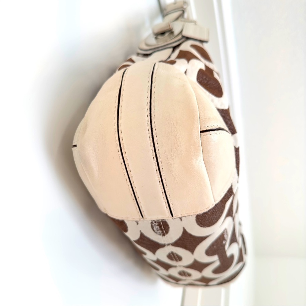 ✅Sold✅ Coach Peyton OP Art Shoulder Bag – Brown & Cream (14512) - Picture 7 of 8
